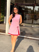 Aura Muse Pink Mini Dress